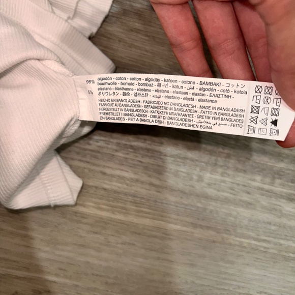 Zara basic top white - Picture 4 of 5